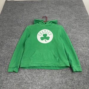 Boston Celtics Outerstuff Hoodie Youth L Green Cotton Poly Shamrock NBA Sporty